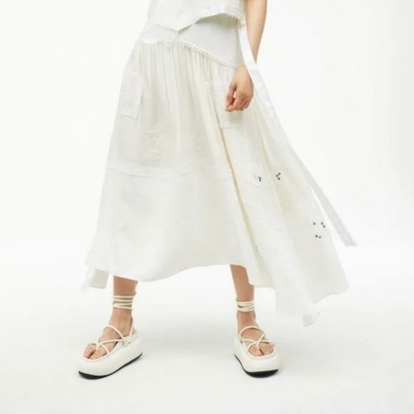 ZARA ATELIER SS 2023 OFF WHITE PLATFORM SANDALS LIMITED EDITION - Picture 10 of 13